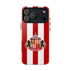 Sunderland FC MagSafe iPhone case with red and white colors and official-inspired crest