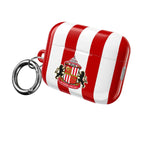 Sunderland FC AirPods protective case in red and white with club crest for AirPods and AirPods Pro
