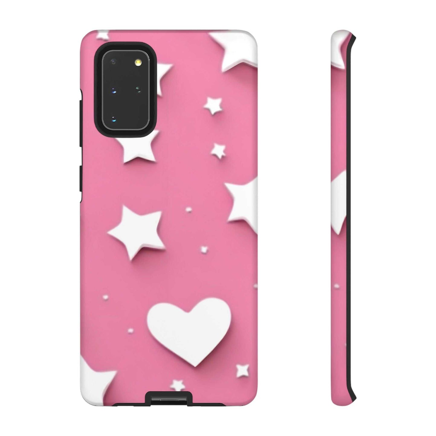 Hearts & Stars Samsung Phone Case Designed By Littlebitz 