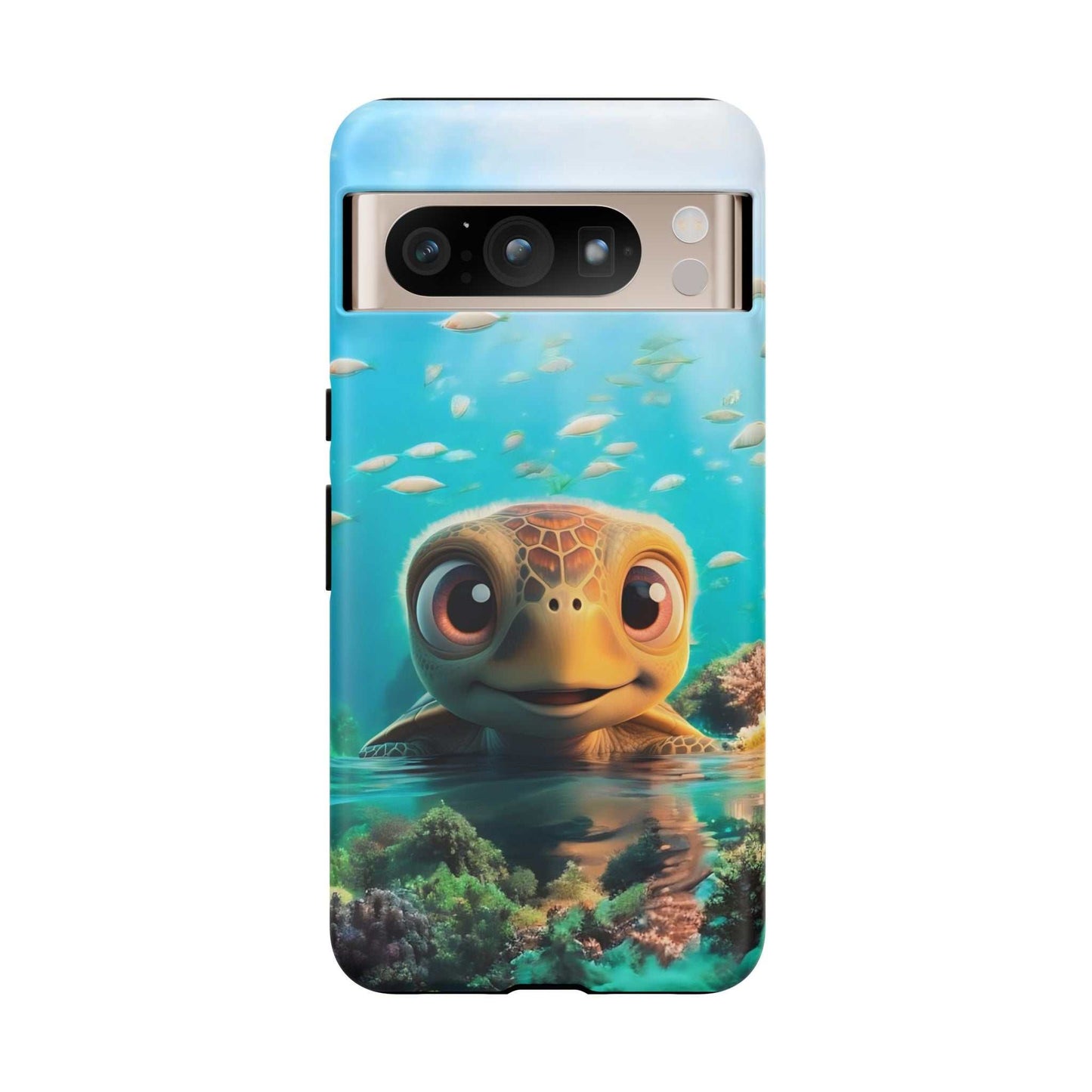 Sea Turtle Google Pixel Phone Case designed by Littlebitz 