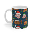 Cheeky Fun Christmas Mug with playful festive design, glossy 11oz ceramic, microwave and dishwasher safe