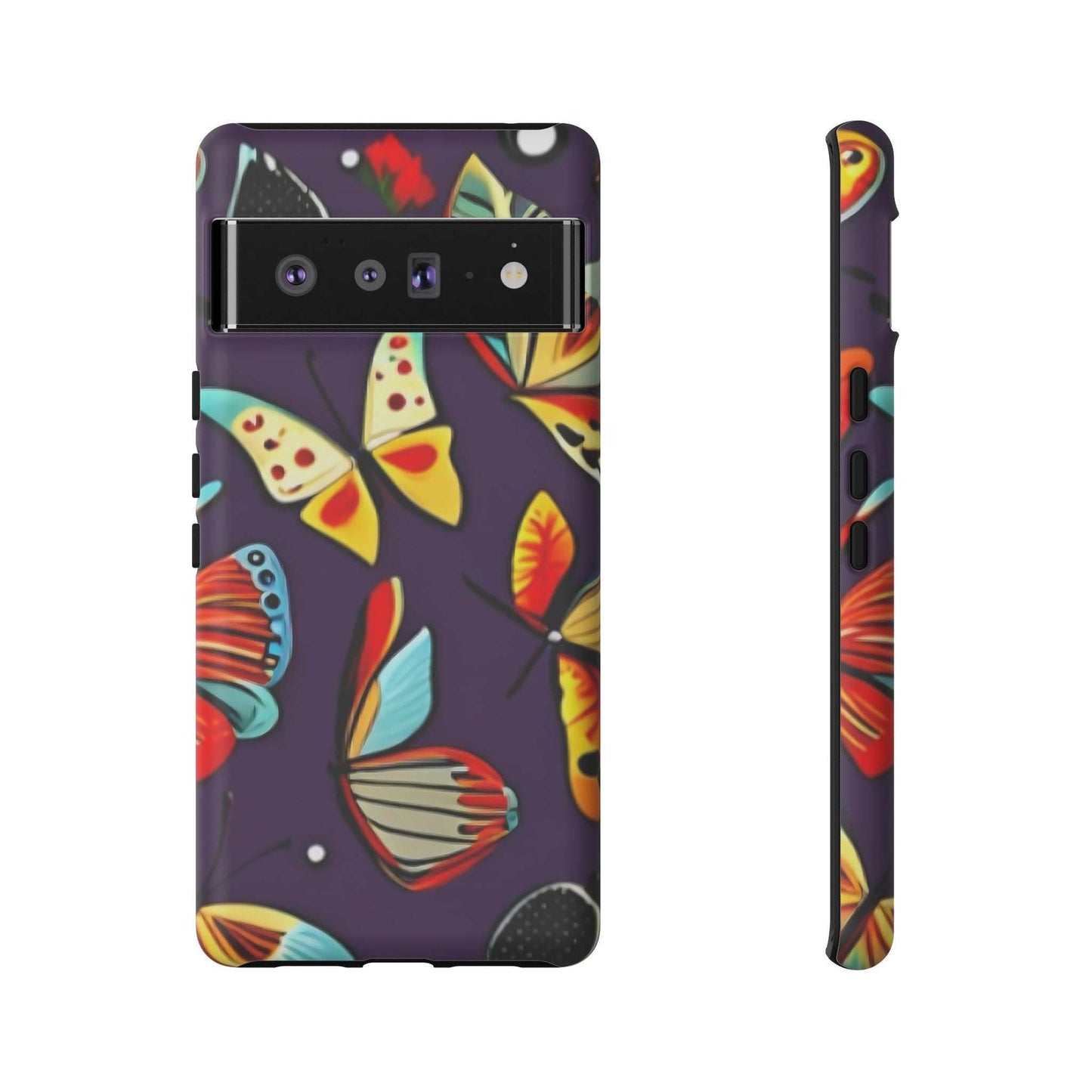 Bright Vibrant Butterfly Google Pixel Phone Case designed by littlebitz