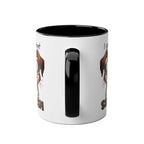 Sarcasm Coffee Mug with quirky dog design, glossy finish, 11oz ceramic, microwave and dishwasher safe.