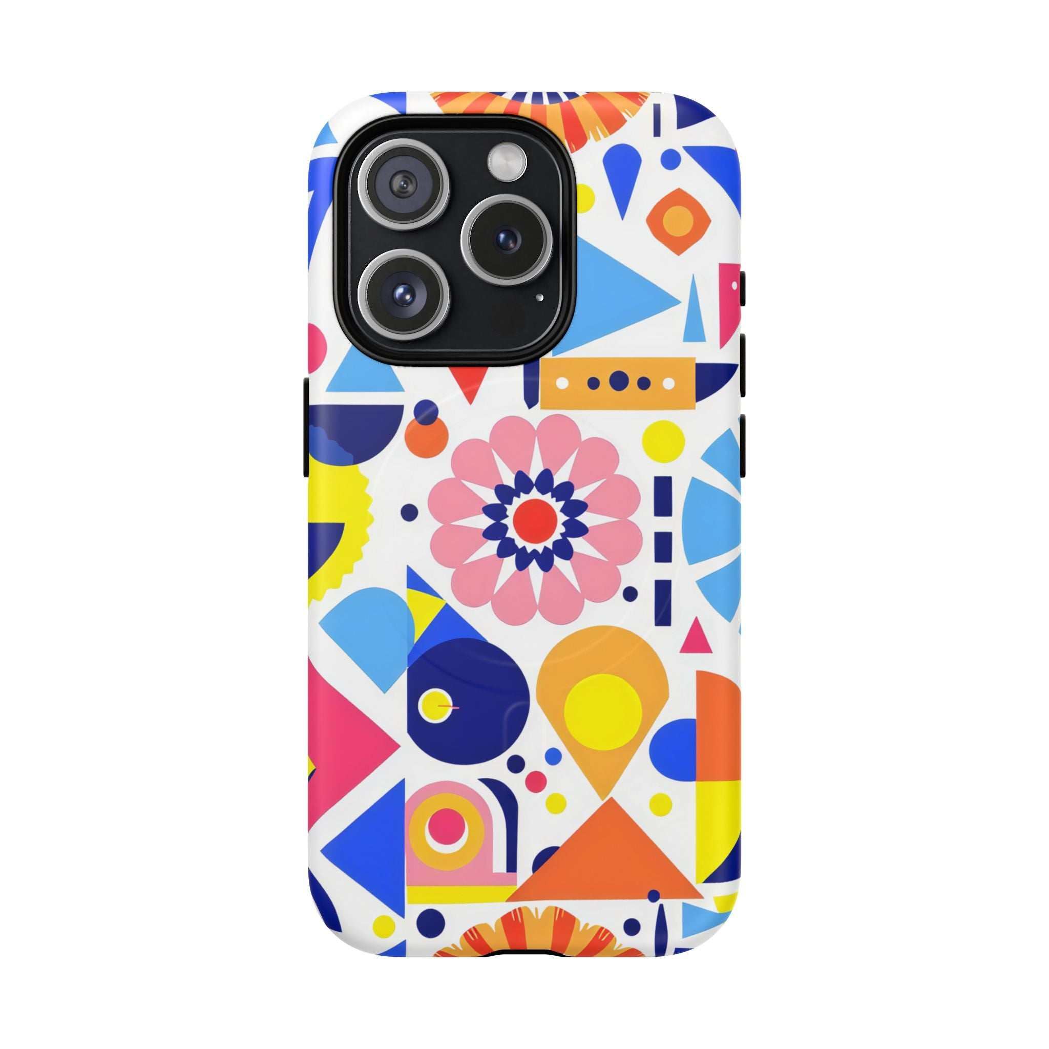 Bright Geo Print iPhone Magsafe Phone Case