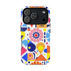Bright Geo Print iPhone Magsafe Phone Case