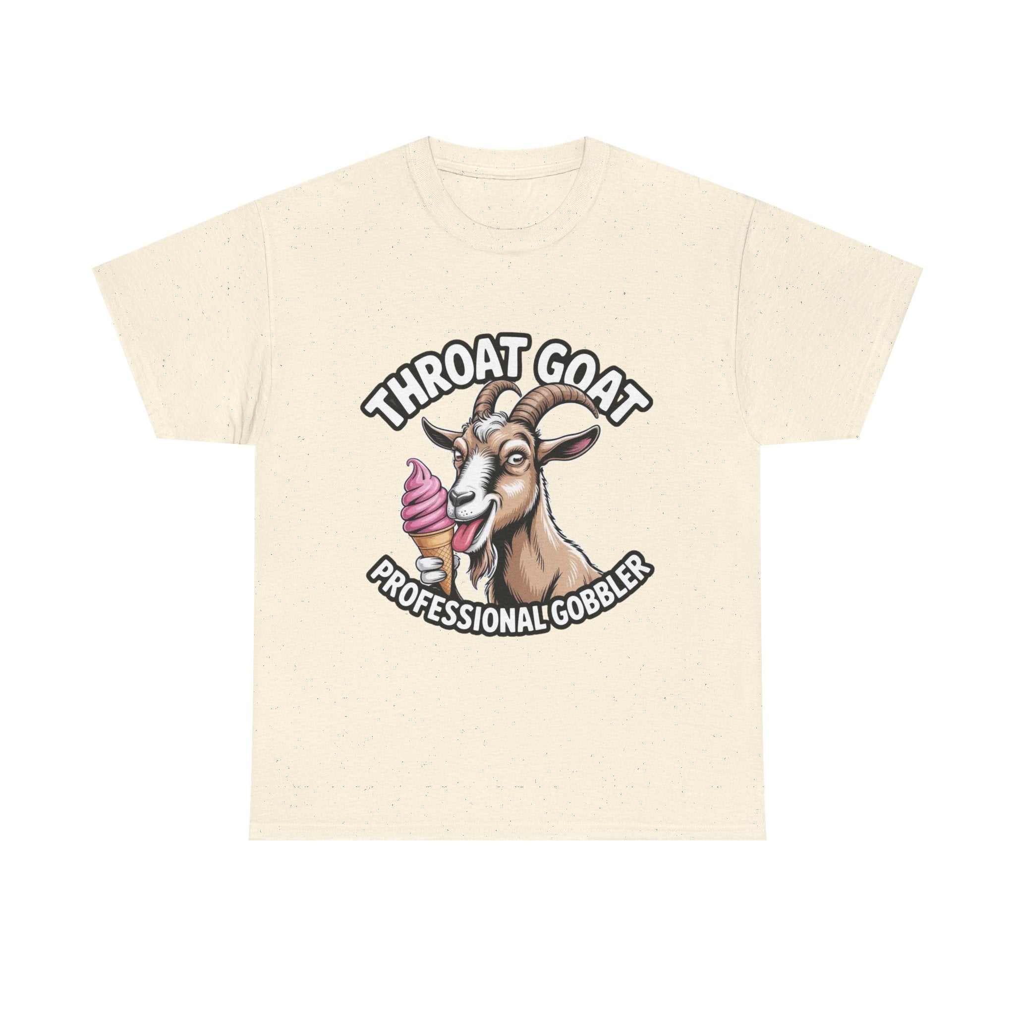 Throat Goat T-Shirt with bold, edgy print on soft, breathable cotton fabric