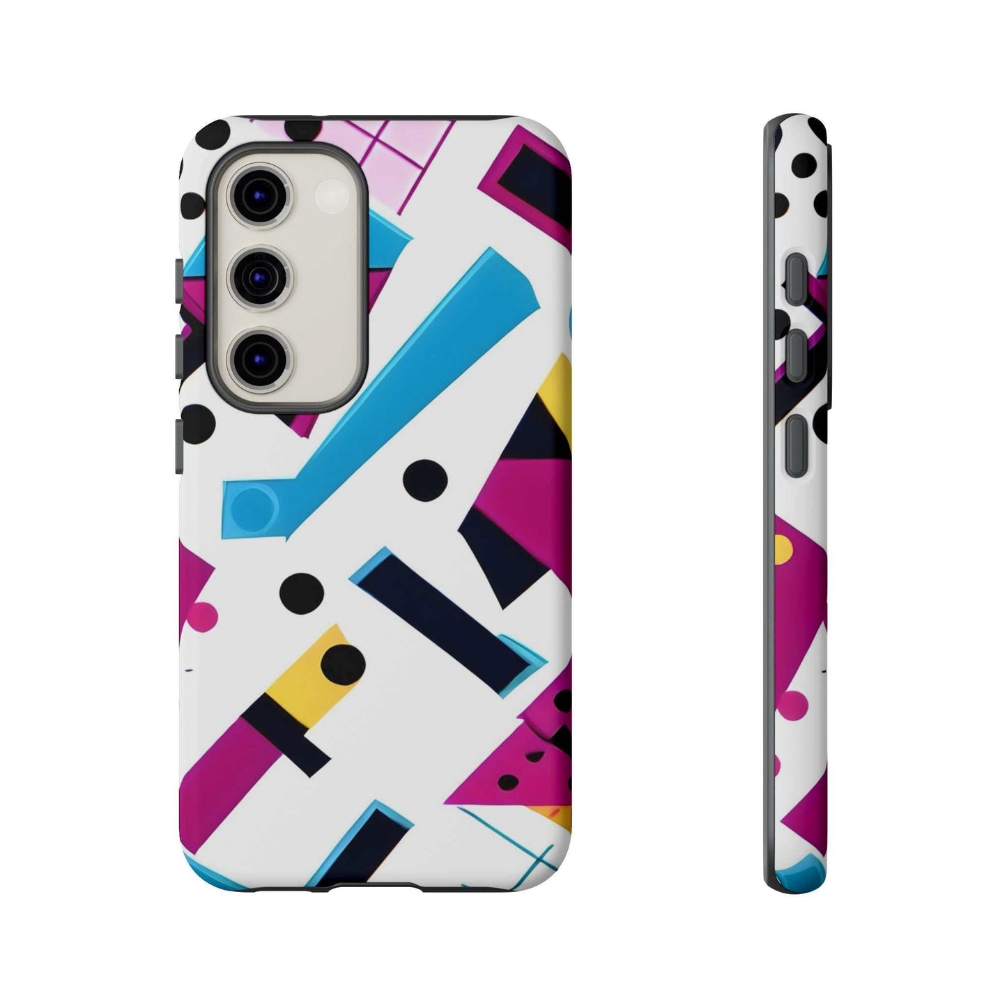 Bright Geometric Samsung Phone Case Designed By Littlebitz 