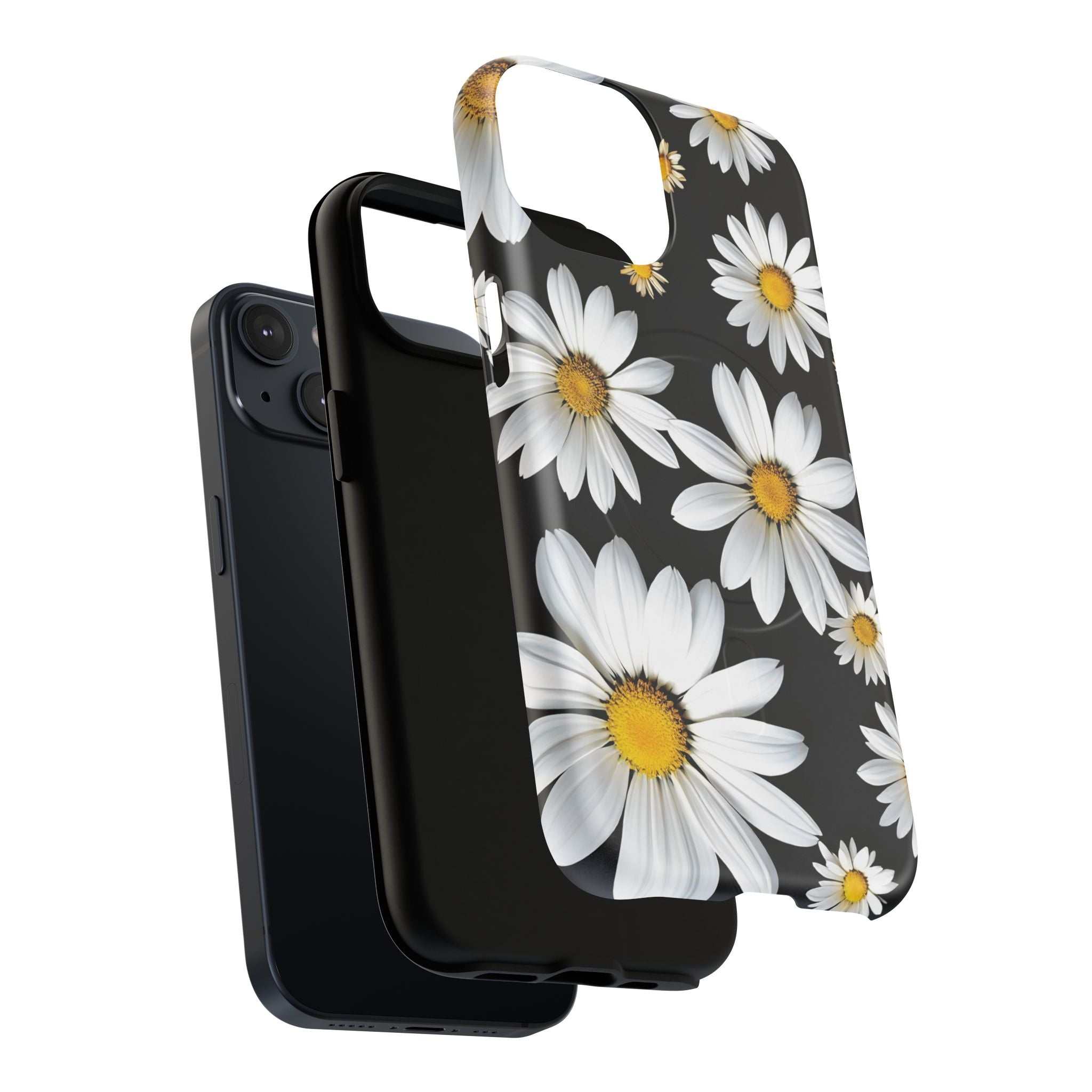 Black Daises iPhone Magsafe Phone Case