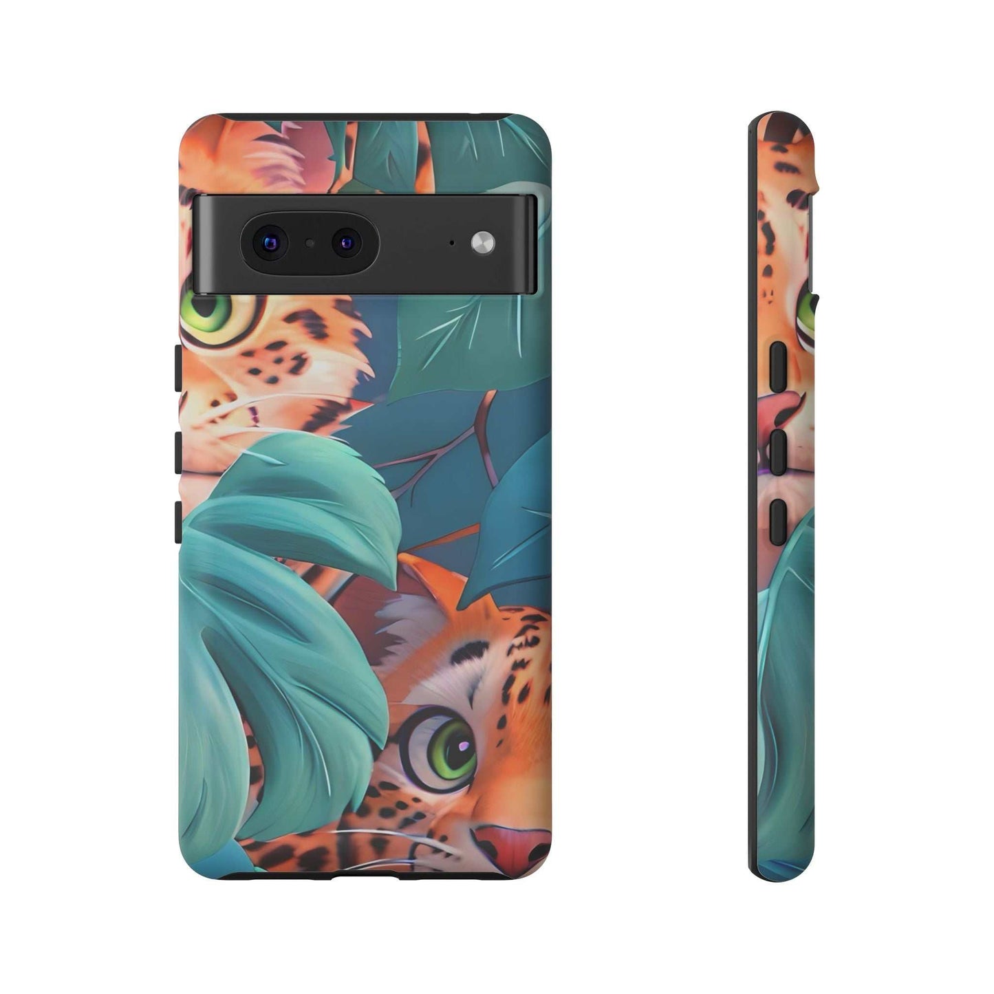 Cute Tiger Google Pixel Phone Case designed by Littlebitz 