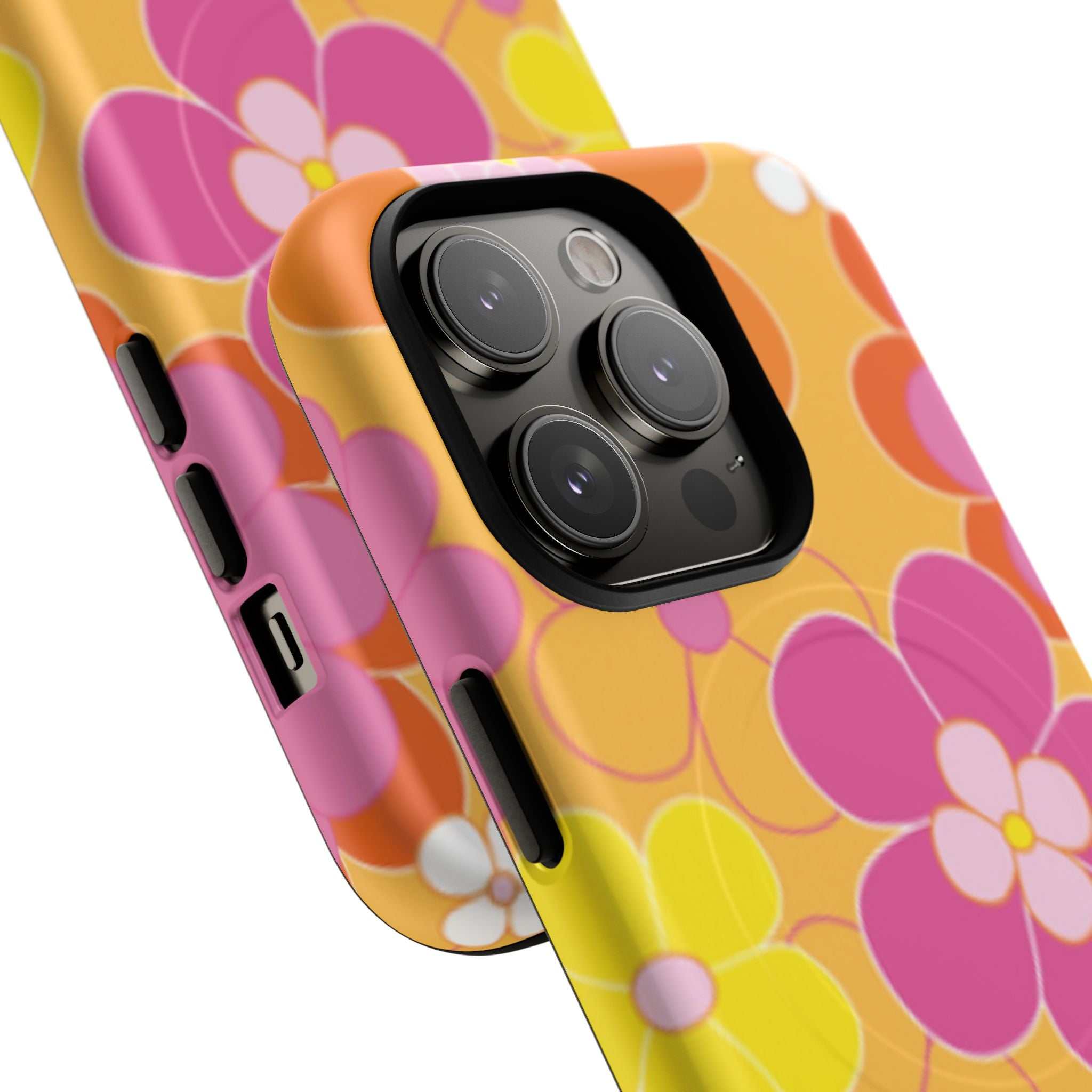 Retro Floral iPhone Magsafe Phone Case