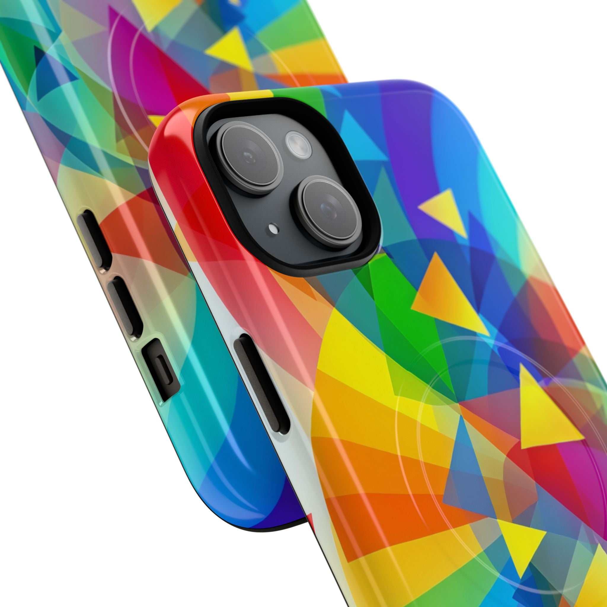 Geometric Pride Design iPhone Magsafe Phone Case