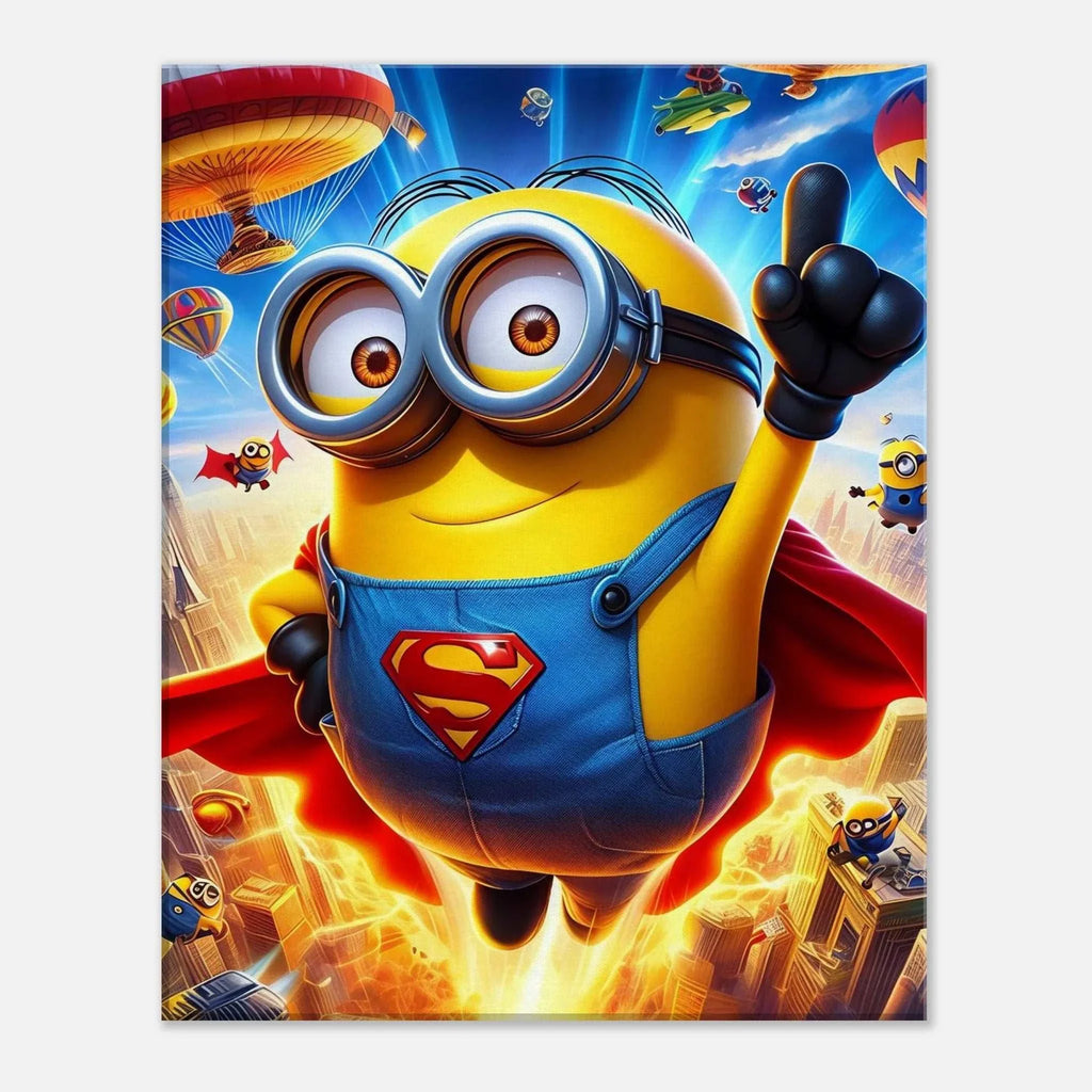 Minions Wall Canvas featuring vibrant print and playful designs, perfect for kids' rooms.