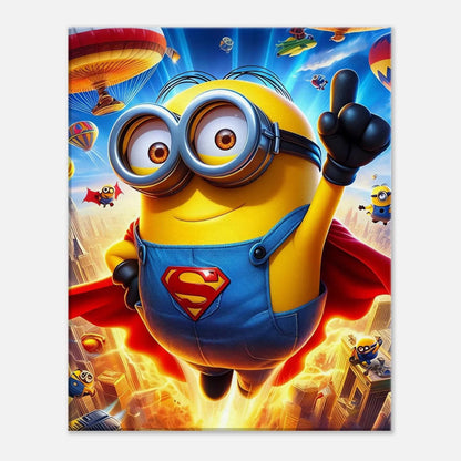 Minions Wall Canvas featuring vibrant print and playful designs, perfect for kids' rooms.