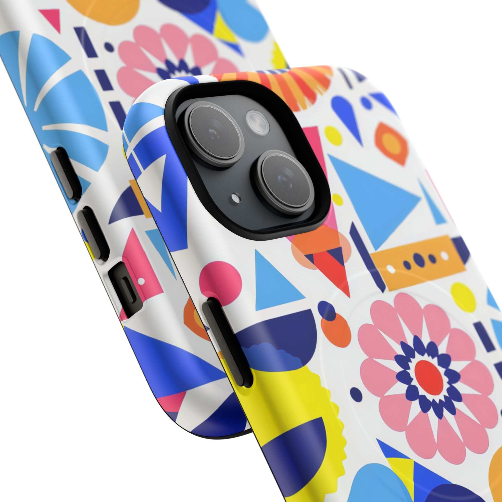 Bright Geo Print iPhone Magsafe Phone Case