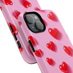 Pink Hearts iPhone Magsafe Phone Case