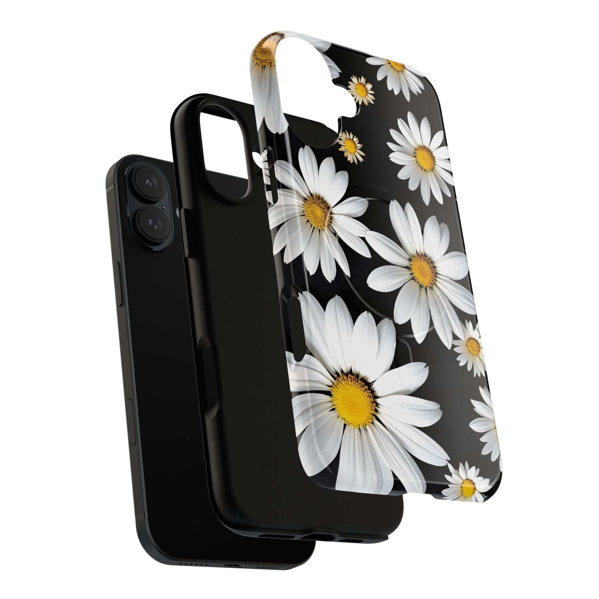 Black Daises iPhone Magsafe Phone Case