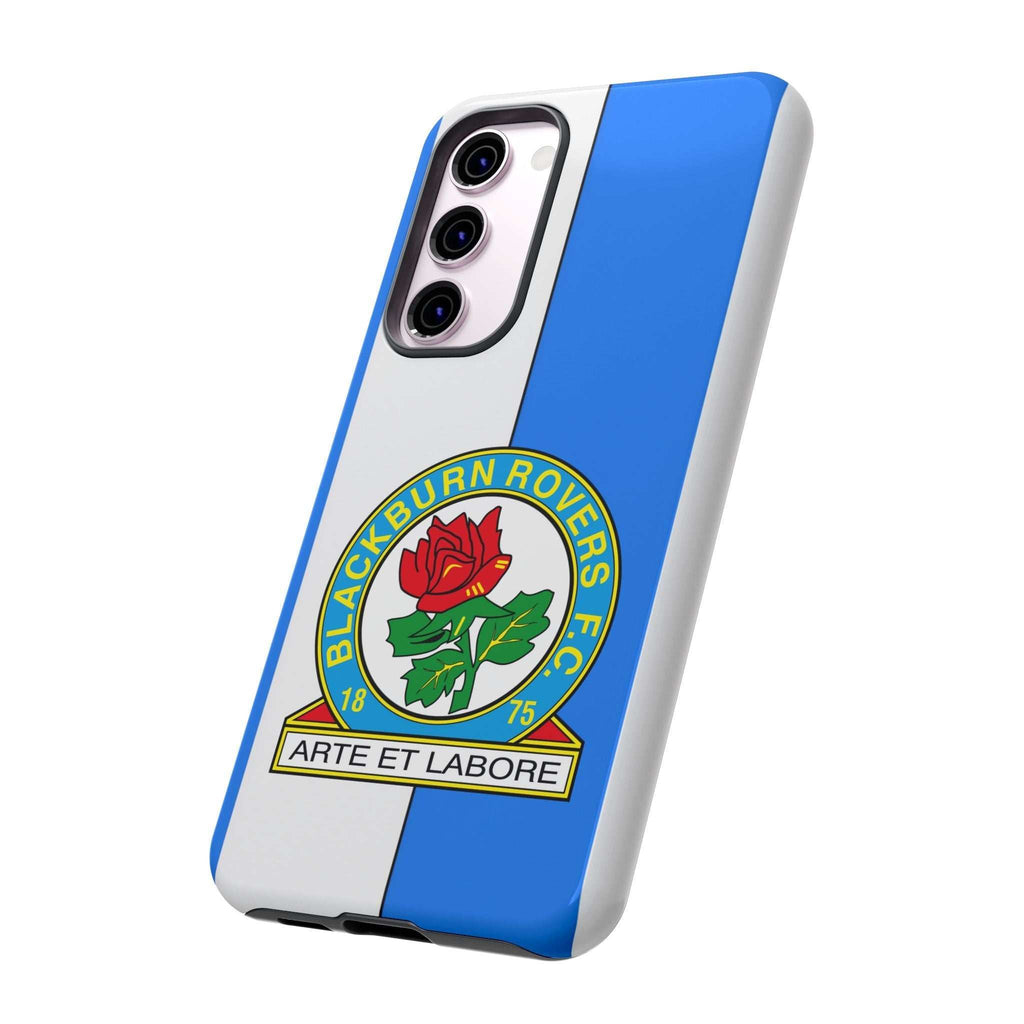 Blackburn Rovers Magnetic Samsung phone case with dual-layer protection and wireless charging compatibility