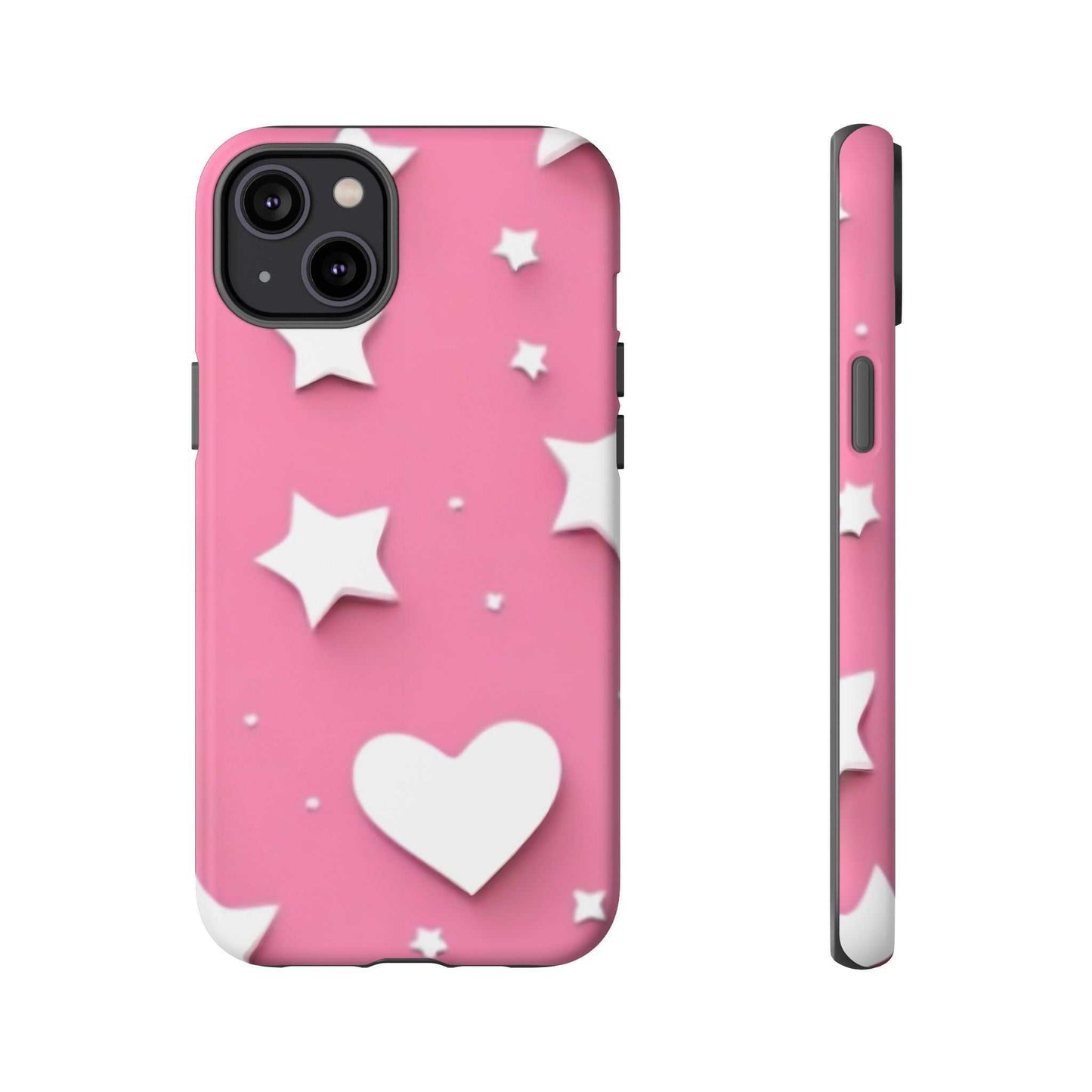 Hearts and Stars Phone Case Designed By Littlebitz 