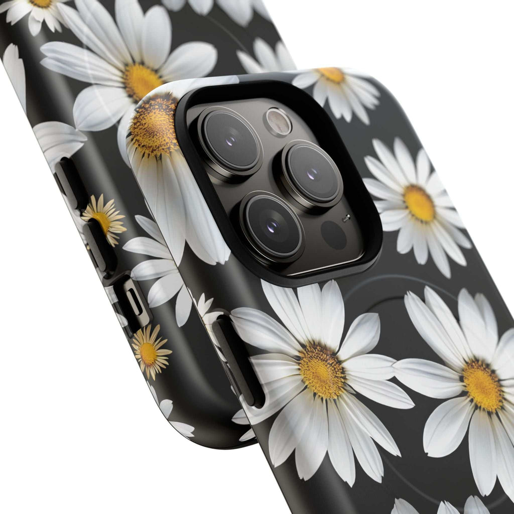 Black Daises iPhone Magsafe Phone Case