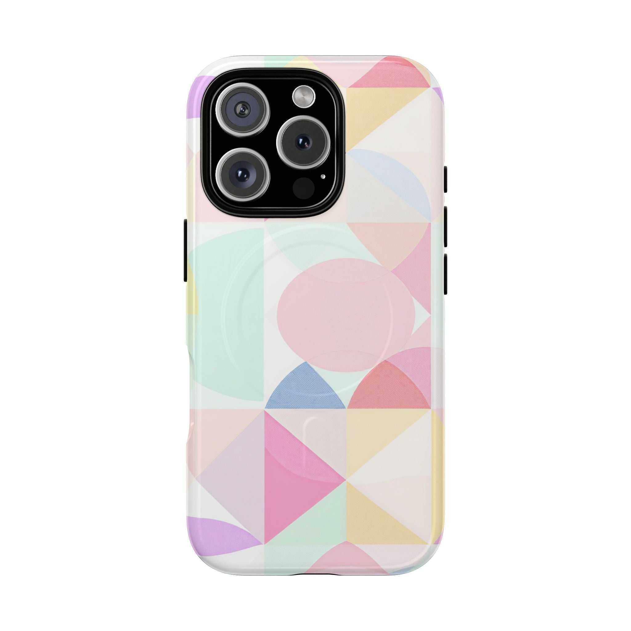 Pastel Geo Print iPhone Magsafe Phone Case