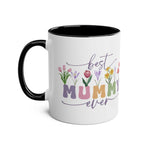Best Mummy Ever Mother's Day gift mug with colorful floral design and heartfelt message.