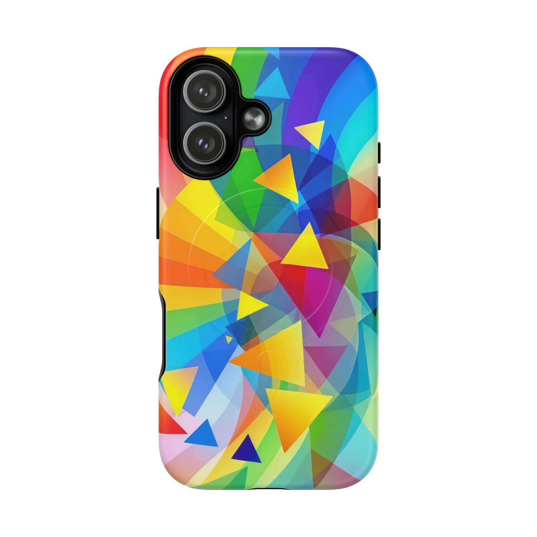 Geometric Pride Design iPhone Magsafe Phone Case
