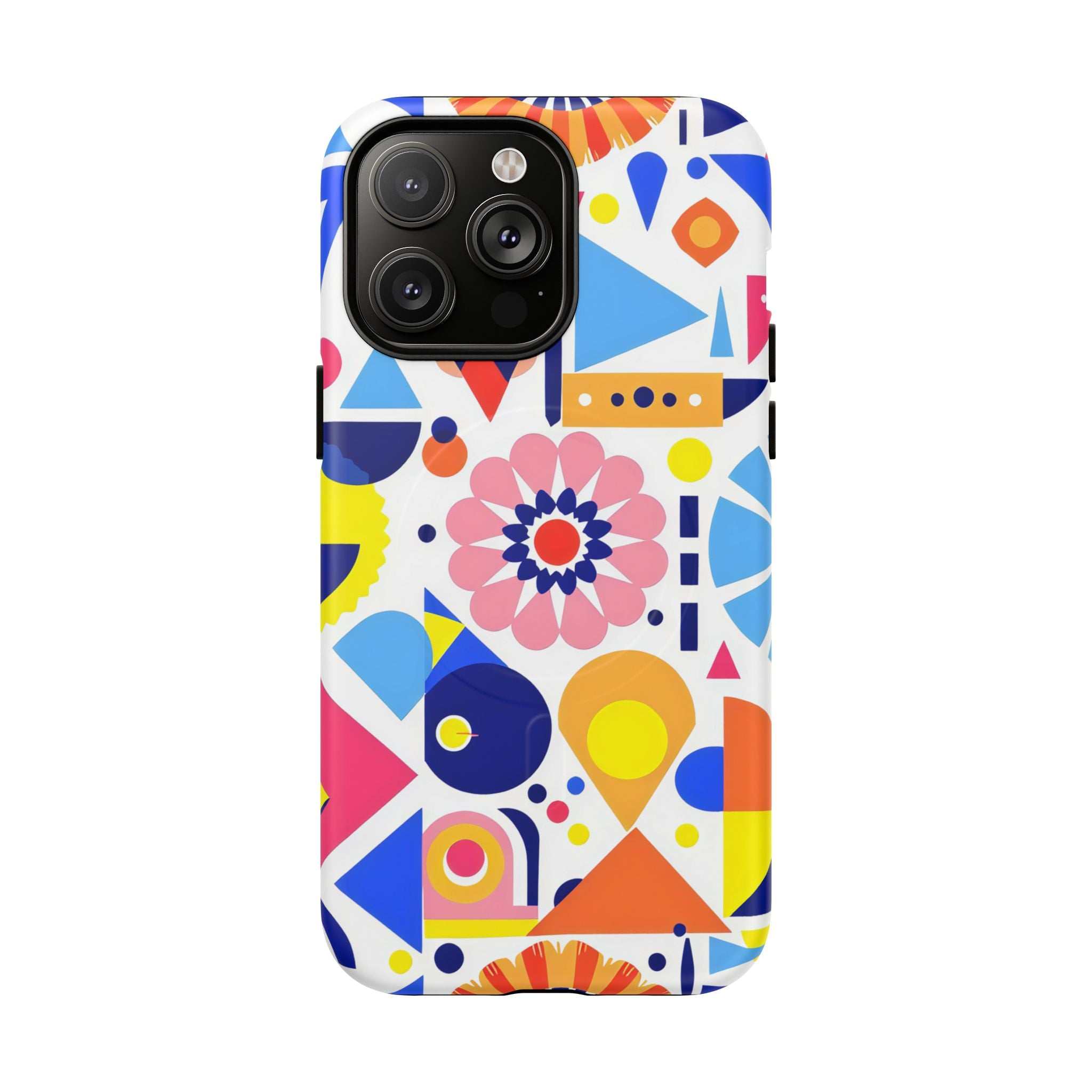 Bright Geo Print iPhone Magsafe Phone Case