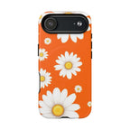 Orange Daisy Design iPhone Magsafe Phone Case