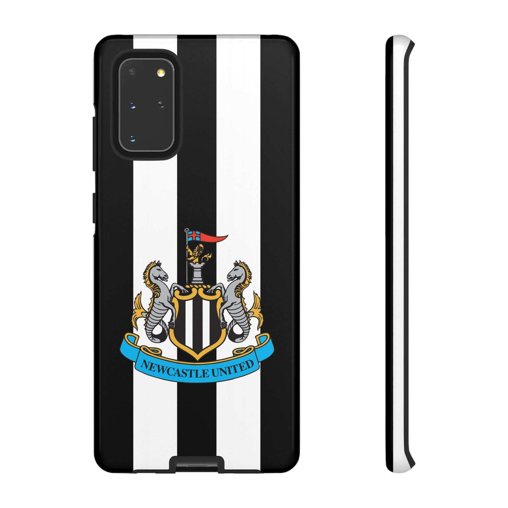 Newcastle United Magnetic Samsung phone case with black and white design and protective dual-layer construction