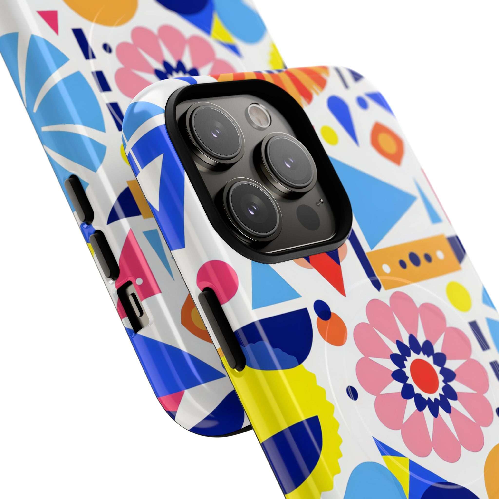 Bright Geo Print iPhone Magsafe Phone Case
