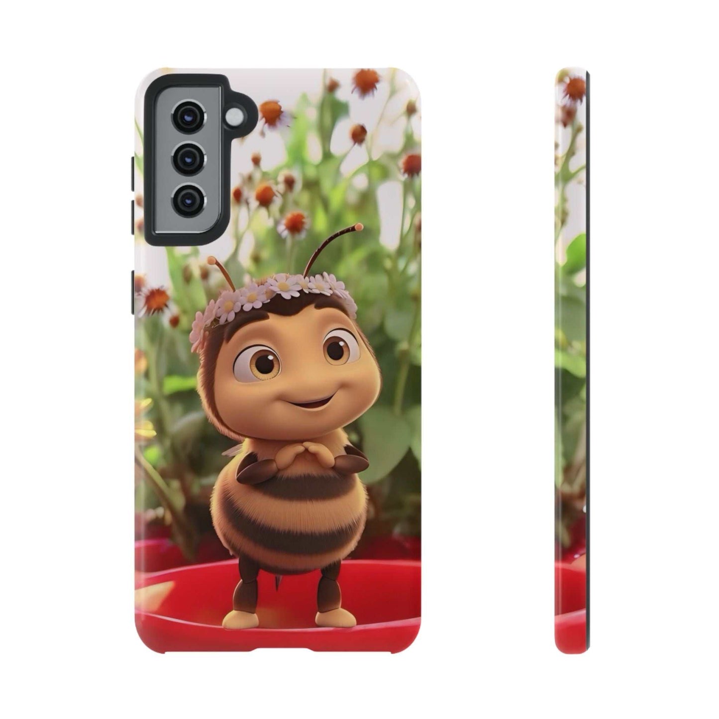 Cute BumbleBee Samsung Phone Case Designed By Littlebitz 