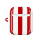 Sunderland FC AirPods protective case in red and white with club crest, durable and shock-resistant design, compatible with wireless charging