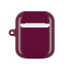 Aston Villa FC AirPods protective case in claret and blue for AirPods and AirPods Pro with durable, glossy finish and wireless charging compatibility