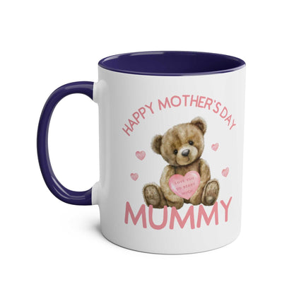 Cute Bear Mother's Day gift mug with adorable bear design, perfect for mom.