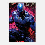 Black Panther wall canvas with vibrant design, perfect for bold interior decor.