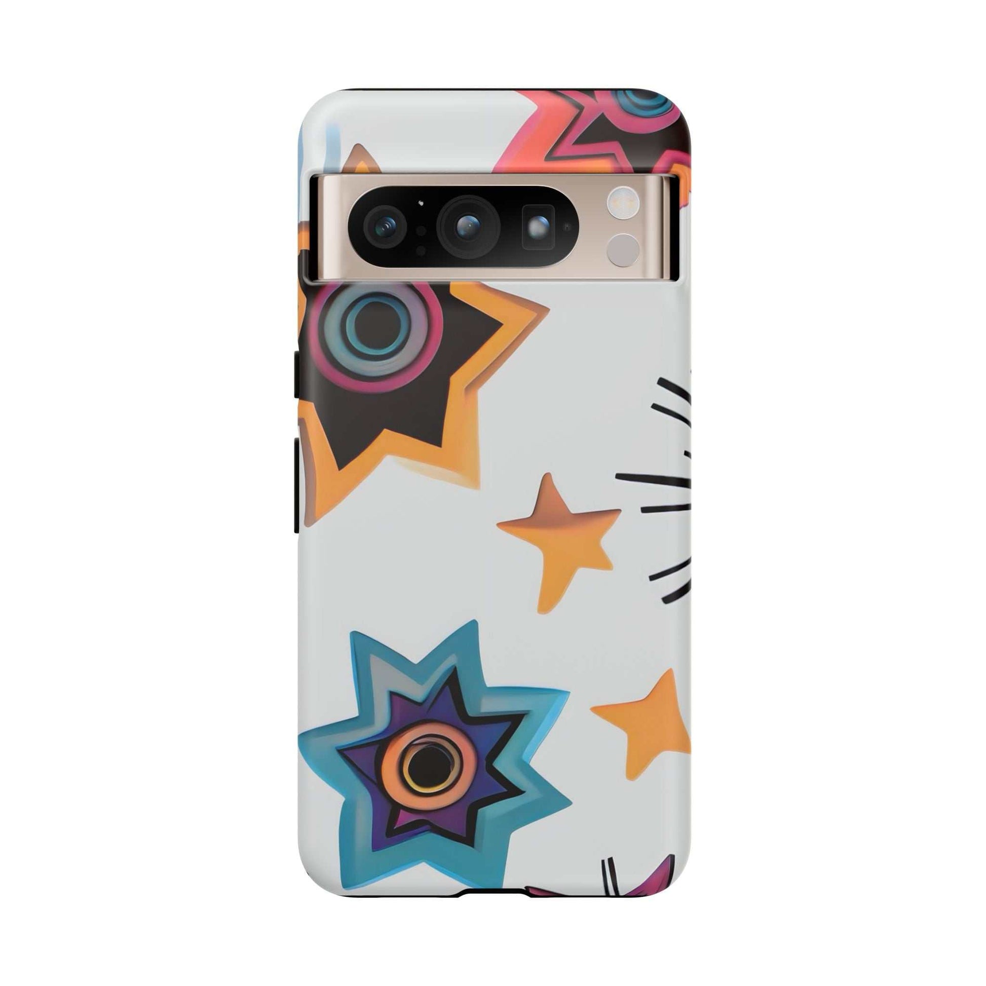 Vibrant Funky Google Pixel Phone Case designed by Littlebitz 