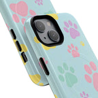 Pastel Doggy Paw iPhone Magsafe Phone Case