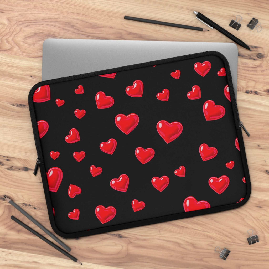 Black Heart Laptop Sleeve