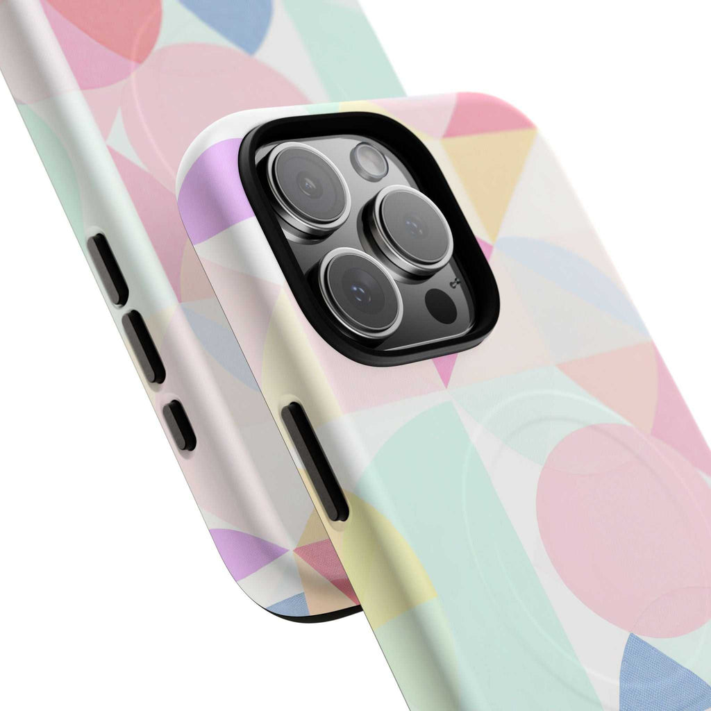 Pastel Geo Print iPhone Magsafe Phone Case