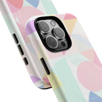 Pastel Geo Print iPhone Magsafe Phone Case