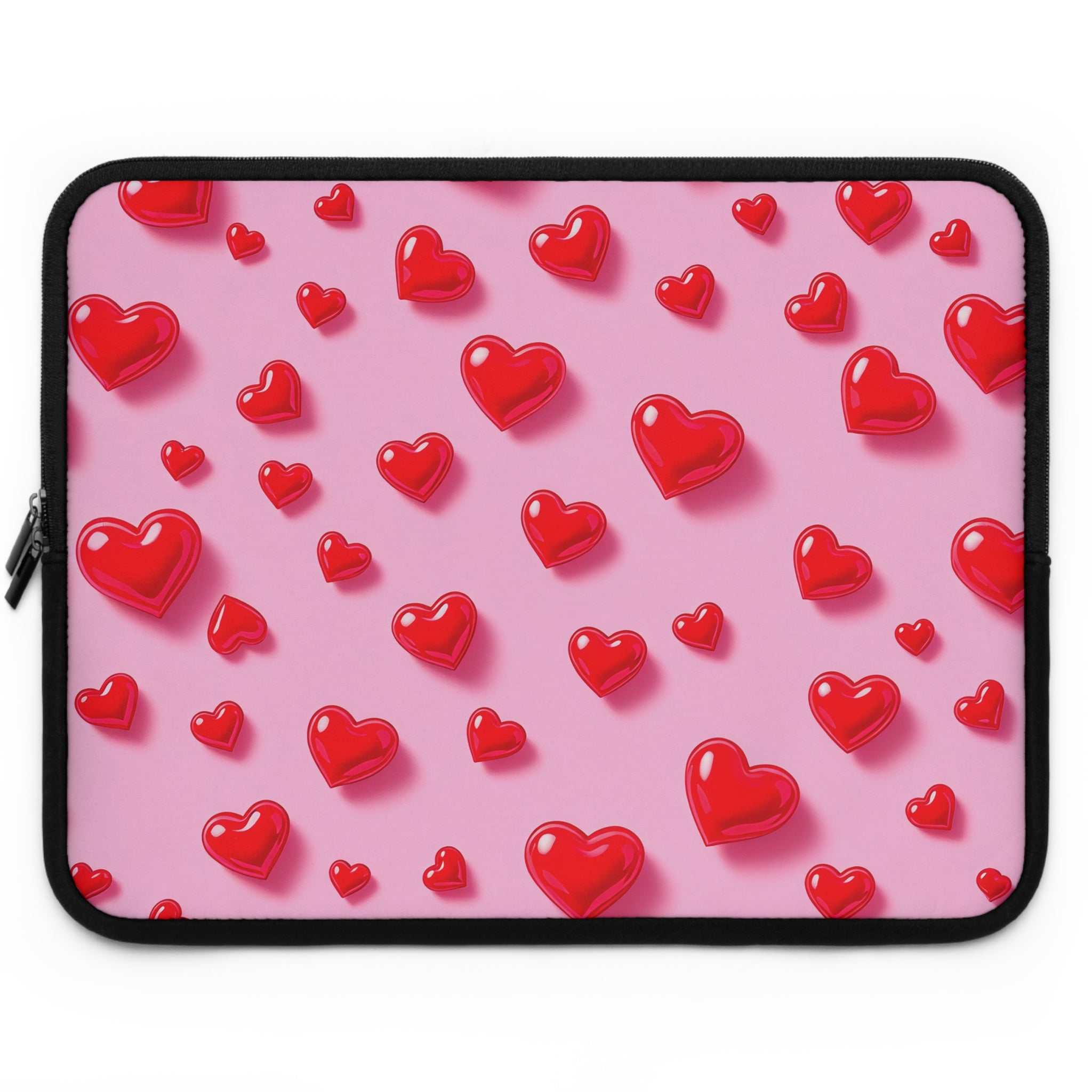 Pink Heart Laptop Sleeve