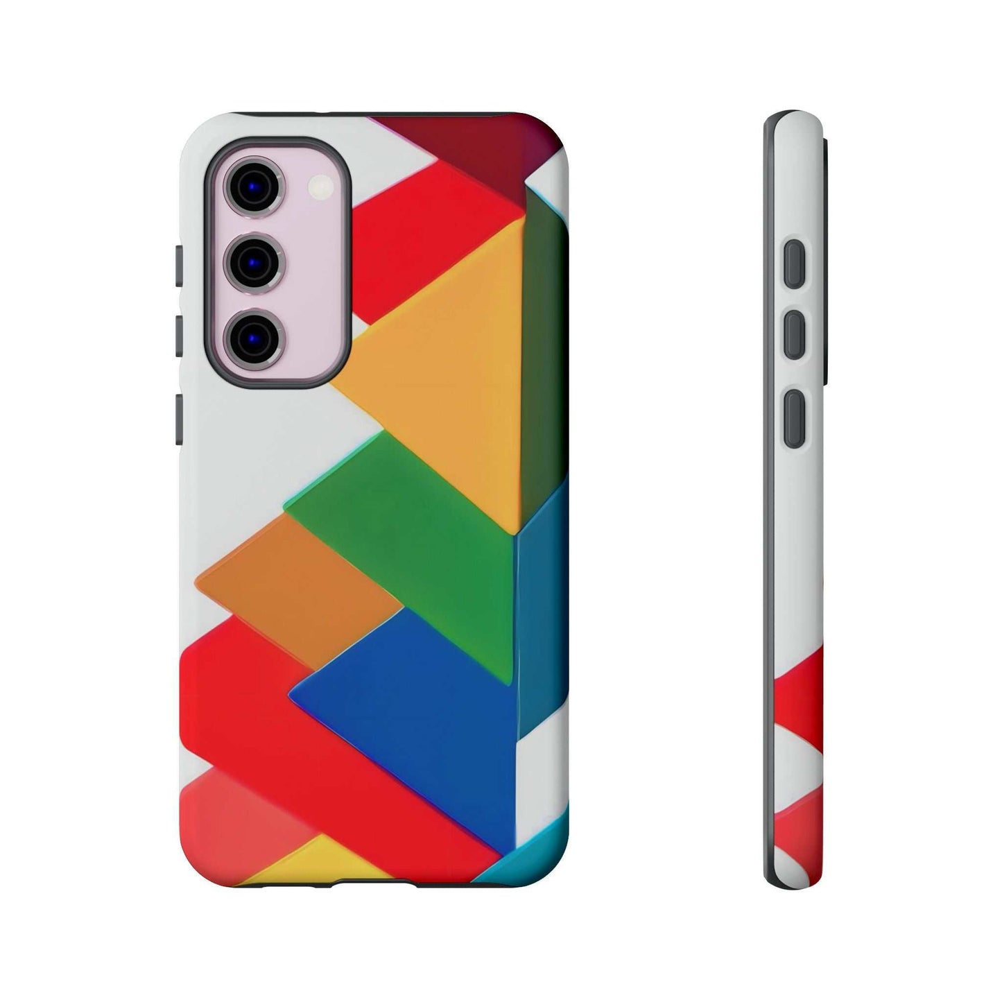 Colourful Print Samsung Phone Case Designed By Littlebitz 