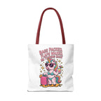 Fun unicorn travel tote bag with cheeky design and durable spun polyester fabric