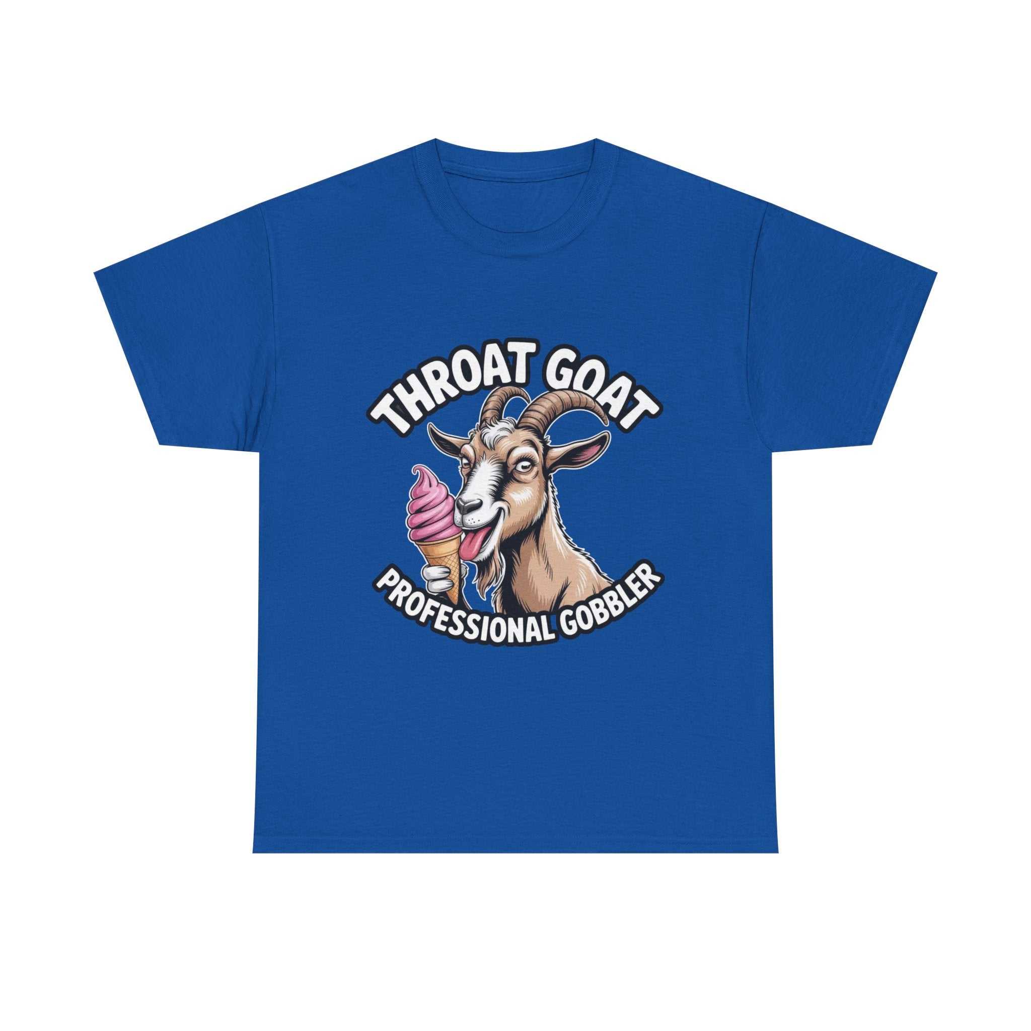 Black Throat Goat T-Shirt with bold graphic and comfort fit for edgy style