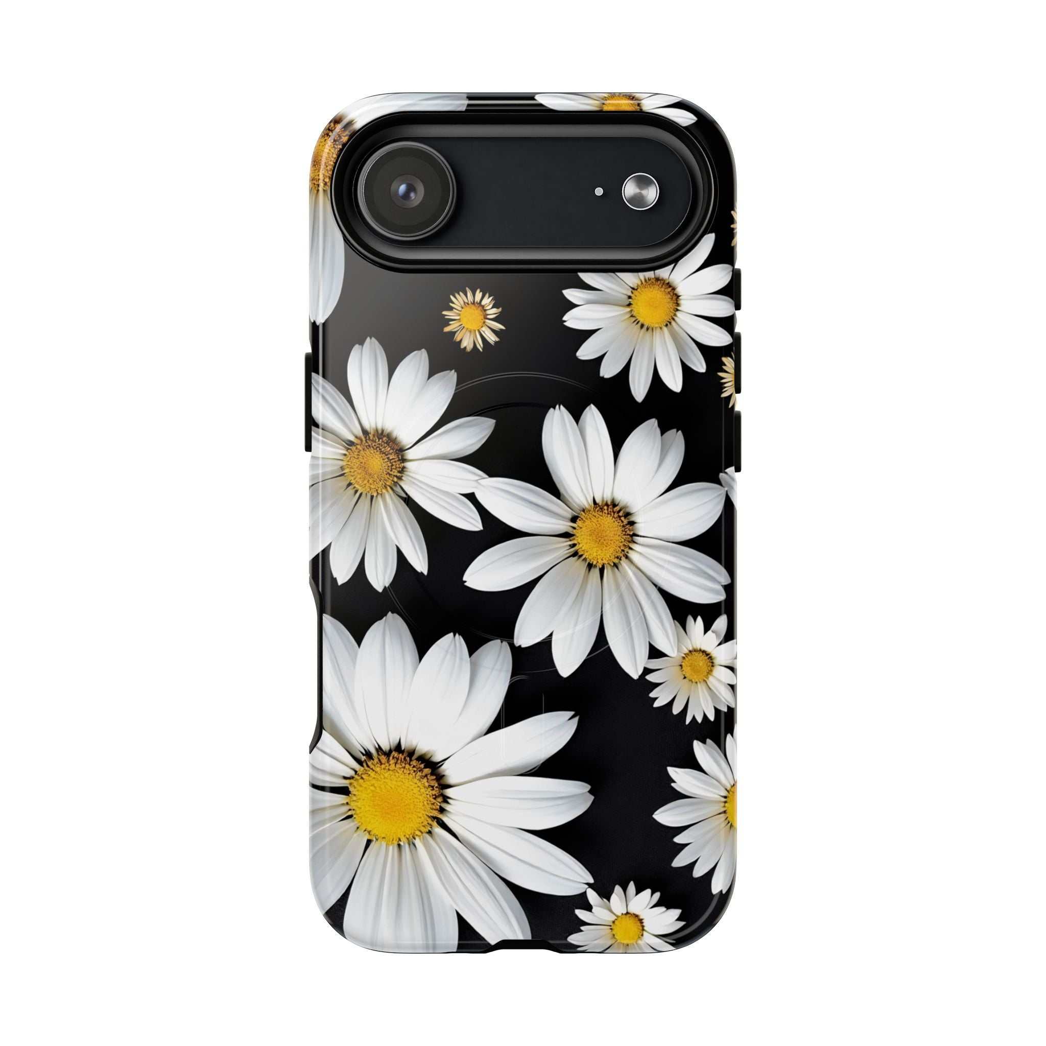 Black Daises iPhone Magsafe Phone Case