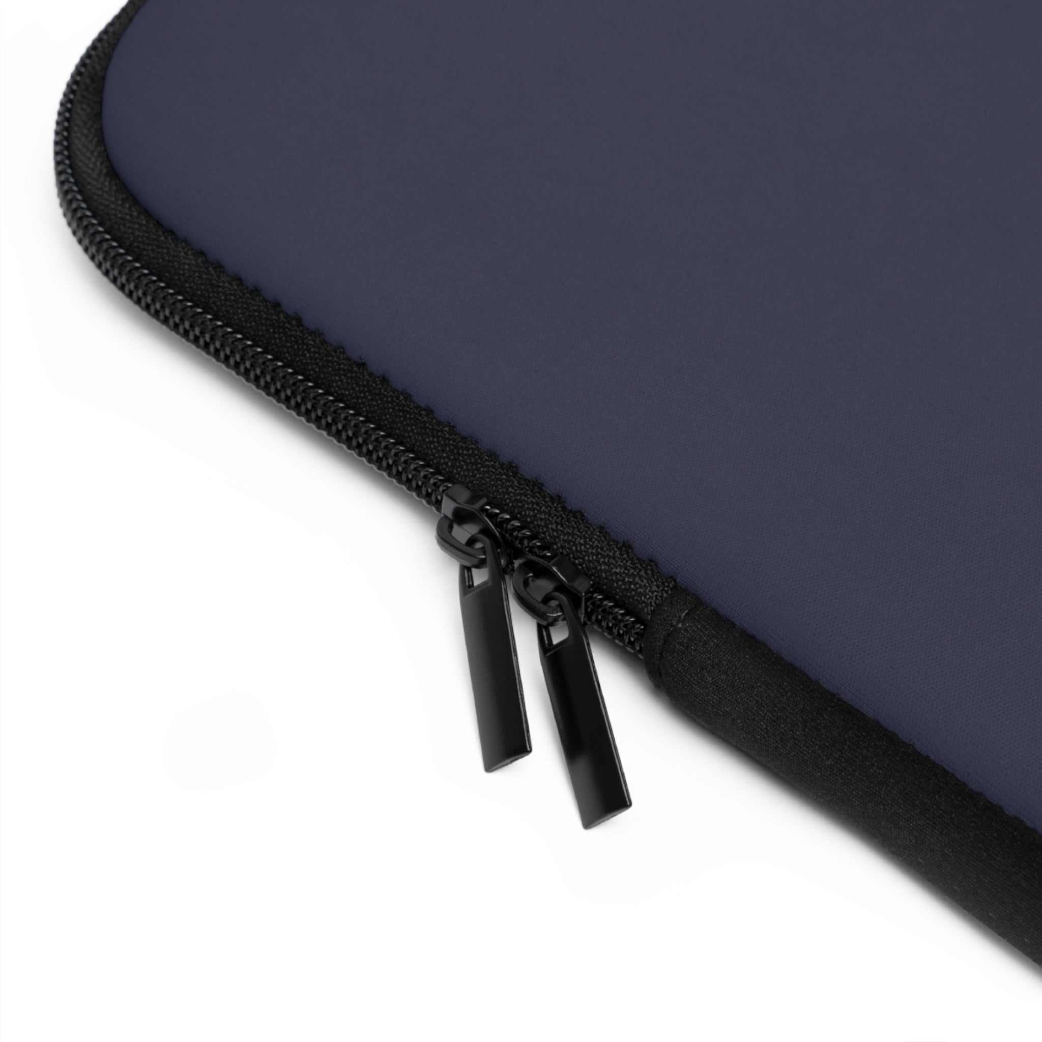 Deep Blue Laptop Sleeve made of durable neoprene with soft foam lining and dual zipper closure