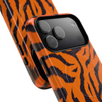 Orange Tiger Print iPhone Magsafe Phone Case