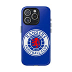 Rangers FC MagSafe iPhone Case in royal blue with official-inspired crest and dual layer protection