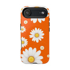 Orange Daisy Design iPhone Magsafe Phone Case