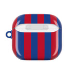 Crystal Palace FC AirPods Pro protective case with red and blue stripes and durable glossy finish